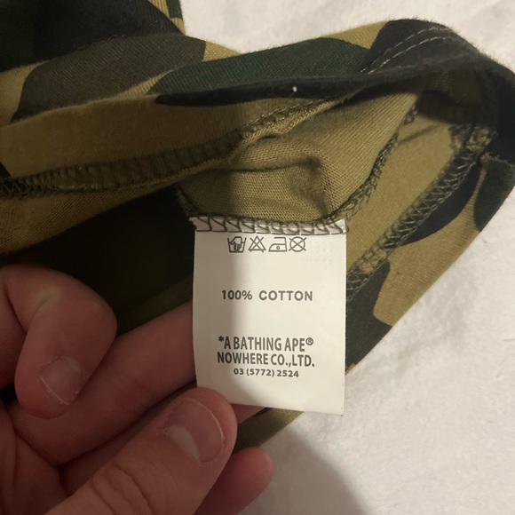 A Bathing Ape Camouflage T-Shirt - Picture 7 of 7